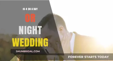 Is 4:30 PM a Day or Night Wedding? Timing Tips