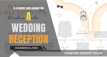 A Wedding Reception: Four Hours is Perfect!