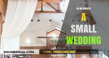 Is 40 Guests a Small Wedding? Exploring Intimate Celebration Sizes