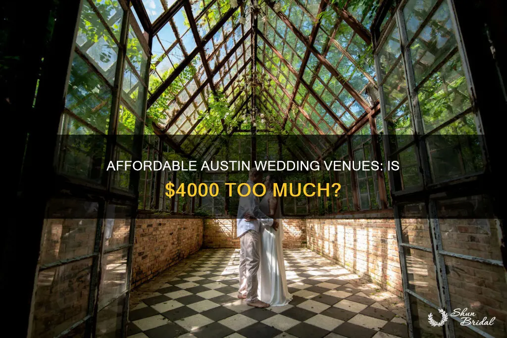 is 4000 expensive for a wedding venue austin