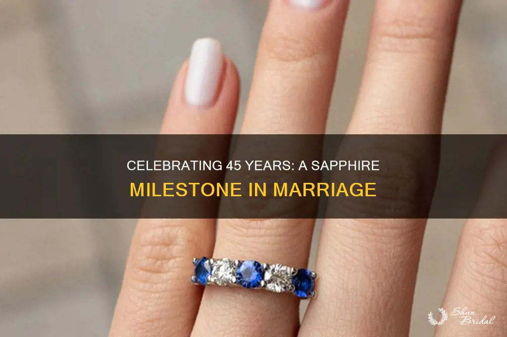 is 45 years a special wedding anniversary