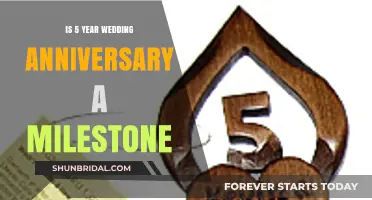 Celebrating Five Years: Is Your Wedding Anniversary a Milestone?