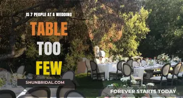 Are Seven Guests Enough? Wedding Table Size Dilemma Explored