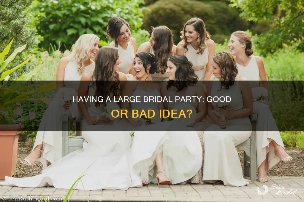 is 8 bridesmaids too many