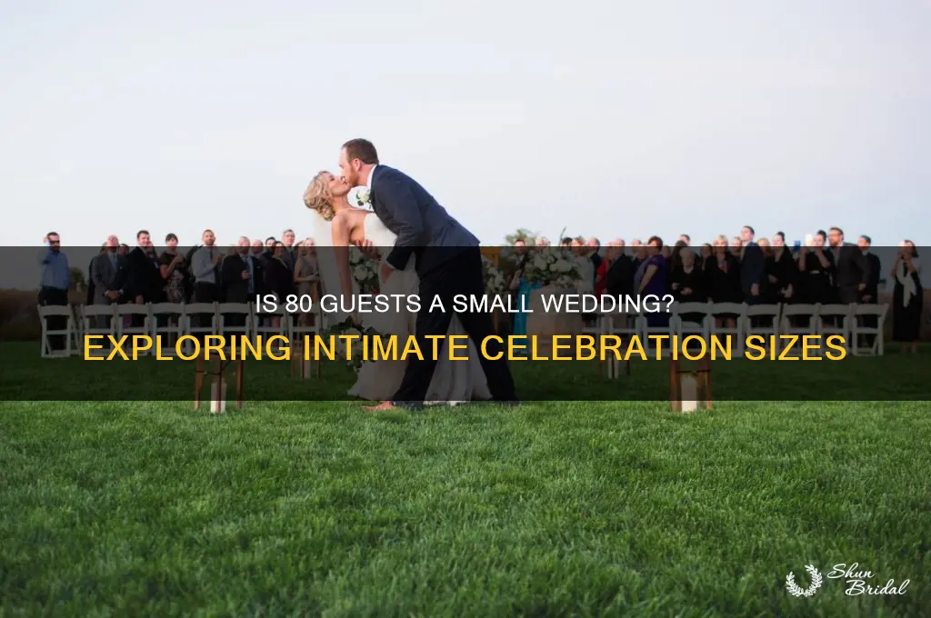 is 80 guests a small wedding