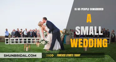 Is 85 Guests a Small Wedding? Exploring Intimate Celebration Sizes