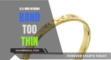 Thin Wedding Bands: Too Thin to Wear?