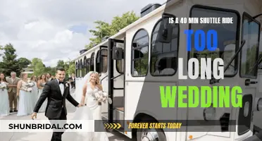 Is a 40-Minute Shuttle Ride Too Long for a Wedding?