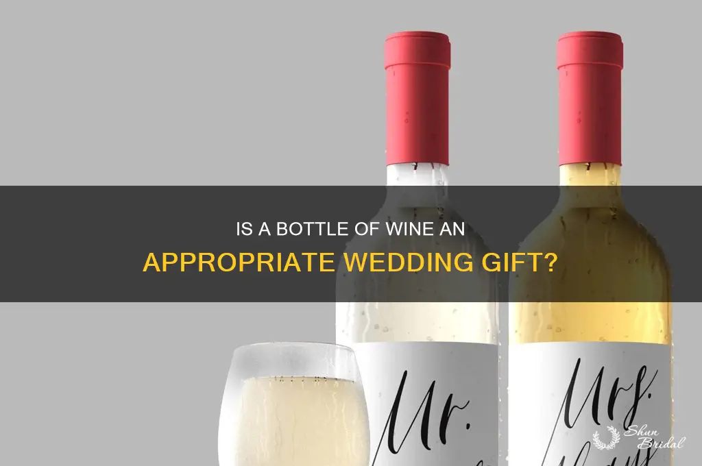 is a bottle of wine an appropriate wedding gift