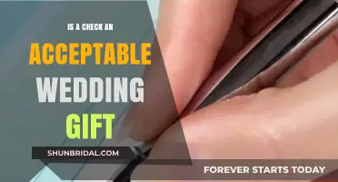 Is a Check an Acceptable Wedding Gift? Etiquette Explained