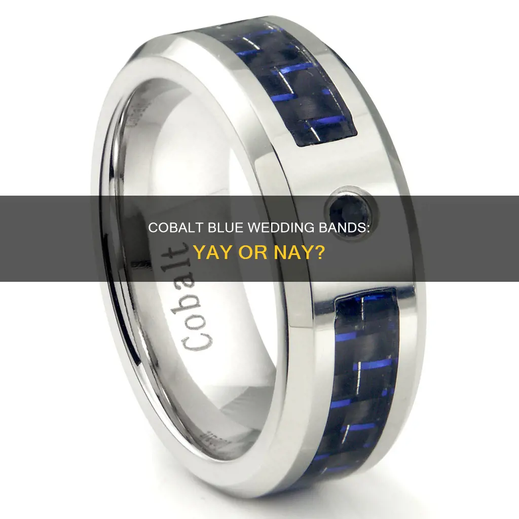 is a cobalt blue wedding band good