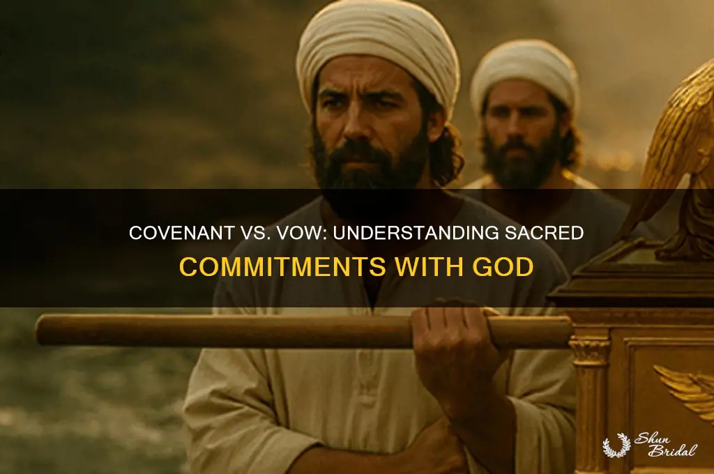 is a covenant thw same as a vow with god