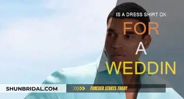 Dress Shirts at Weddings: Yay or Nay?