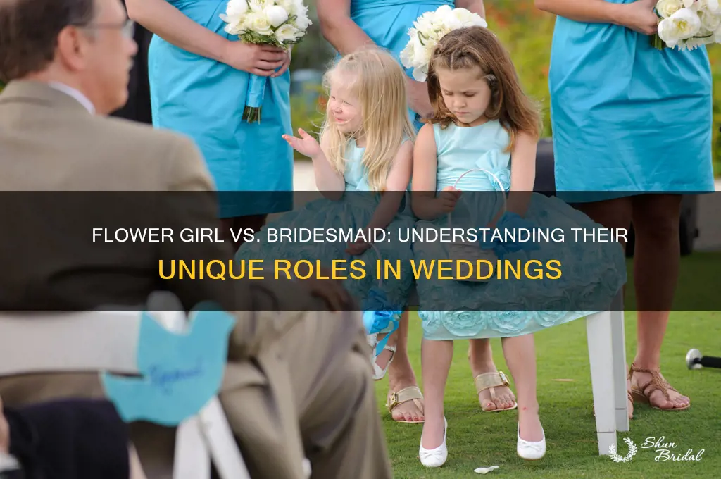 is a flower girl the same as a bridesmaid