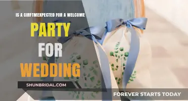 Should You Bring a Gift to a Wedding Welcome Party?
