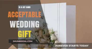 Is a Gift Card an Acceptable Wedding Gift? Pros and Cons