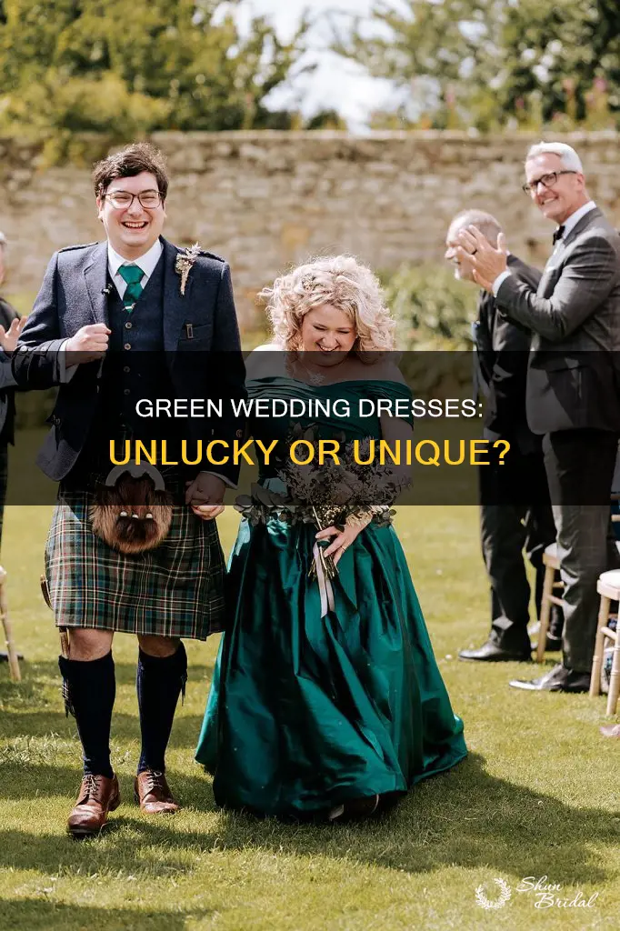 is a green wedding dress unlucky
