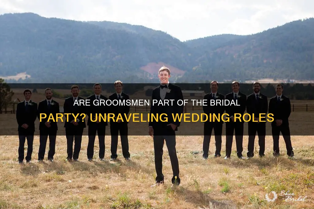is a groomsman apart of the bridal party