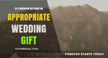 Groupon Gift Cards: Thoughtful or Tactless Wedding Gift Idea?