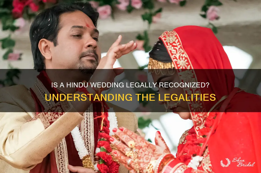 is a hindu wedding ceremony legal