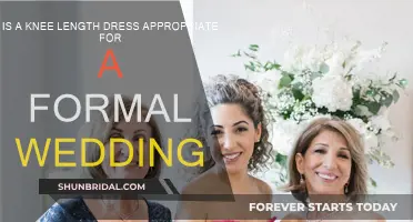 Knee-Length Dresses: Wedding Formalwear?