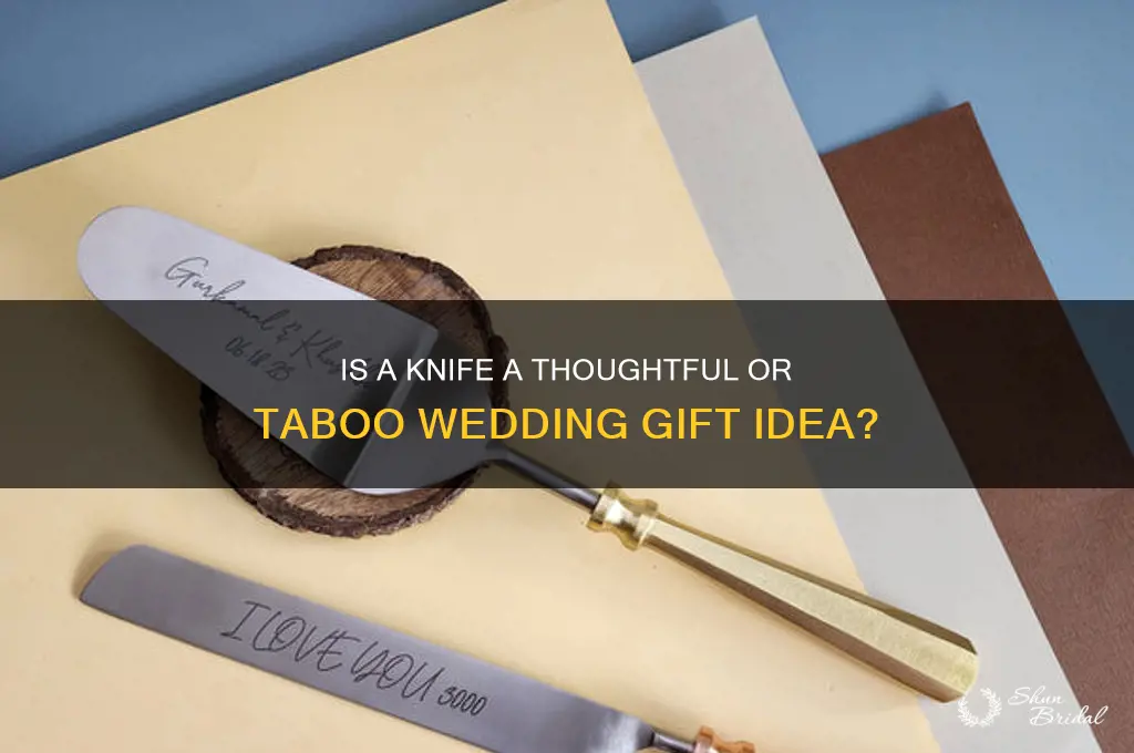 is a knife a good wedding gift