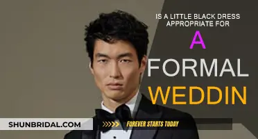Little Black Dress: Wedding Formal Wear?