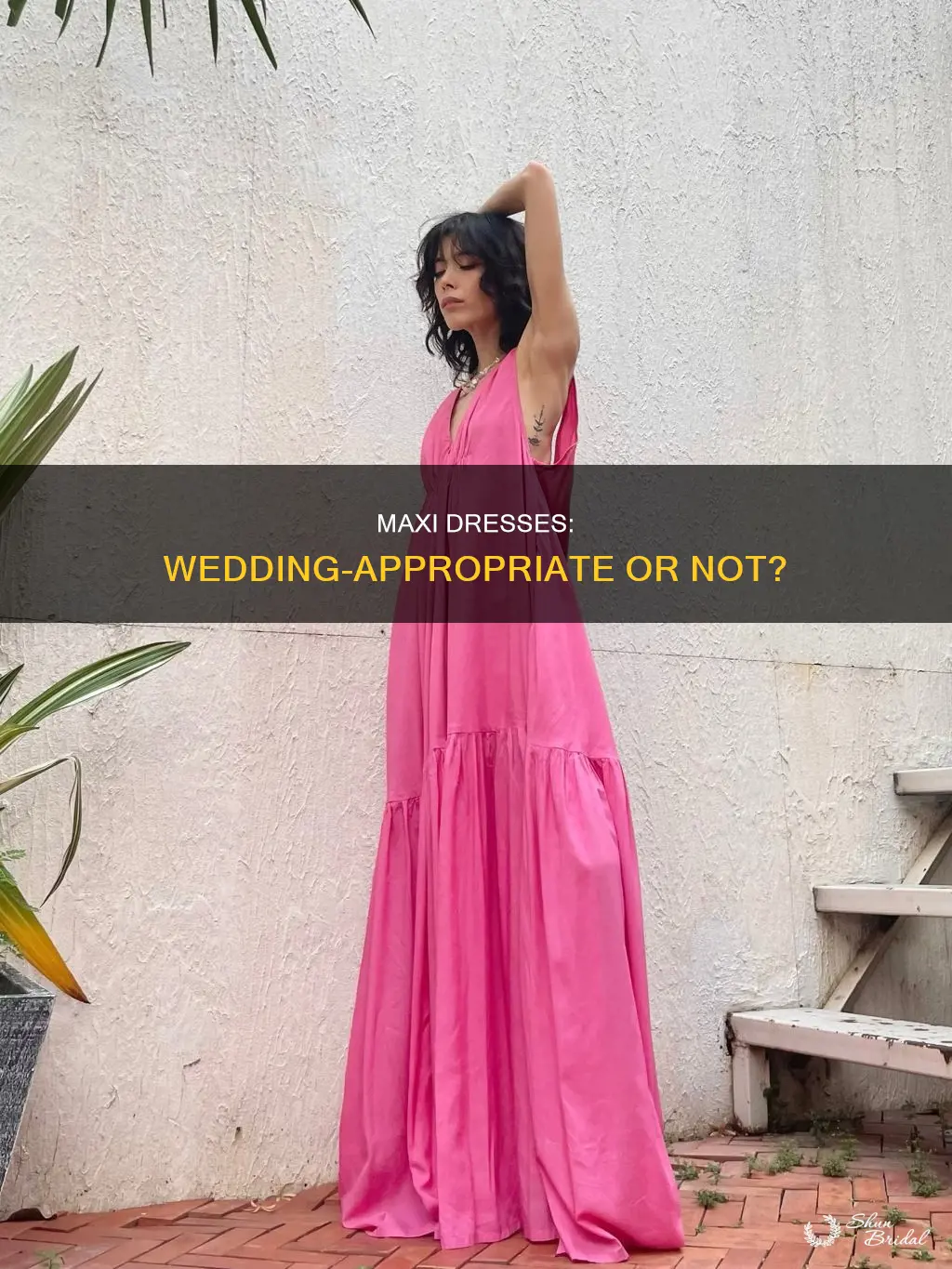 is a maxi dress appropriate for a wedding