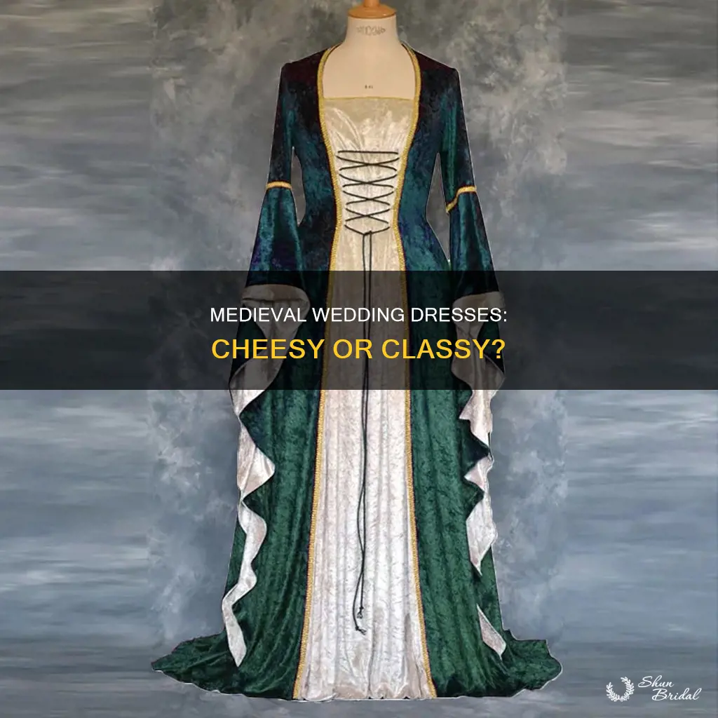 is a medieval wedding dress cheesy