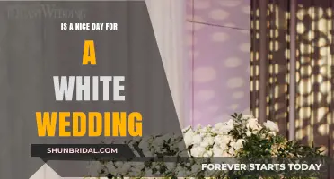 Perfect White Wedding: Celebrating Love on a Beautiful Day