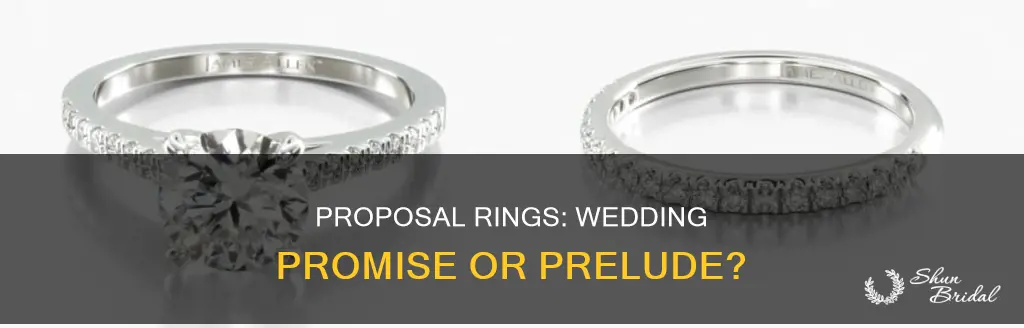 is a proposal ring a wedding ring