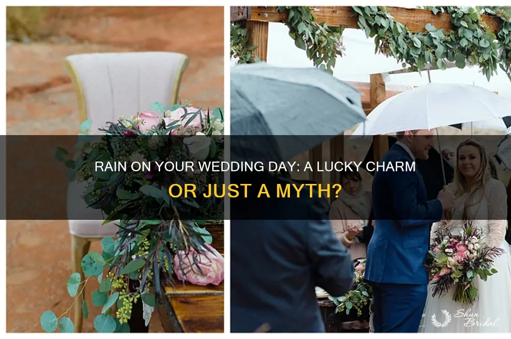 is a rainy wedding day good luck