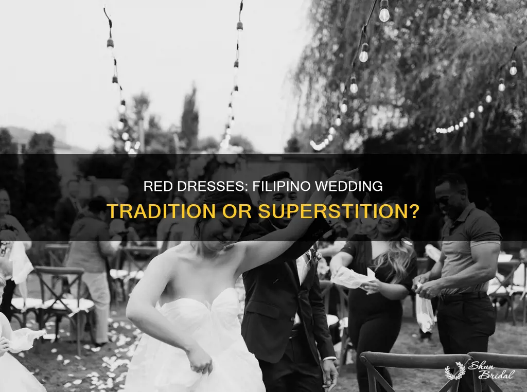 is a red dress a philipineno wedding