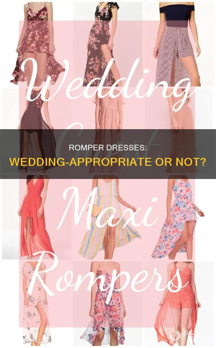 is a romper dress appropriate for a wedding