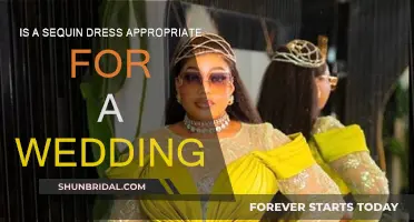 Sequin Dresses: Wedding Wear or Not?
