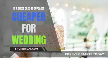 Cheap Wedding Desserts: Sheet Cake vs. Cupcakes