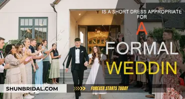 Short Dresses: Wedding Formality?