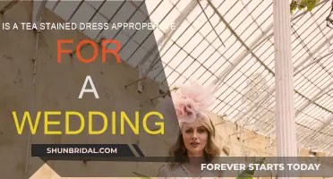 Tea-Stained Dresses: Wedding Wear or Not?