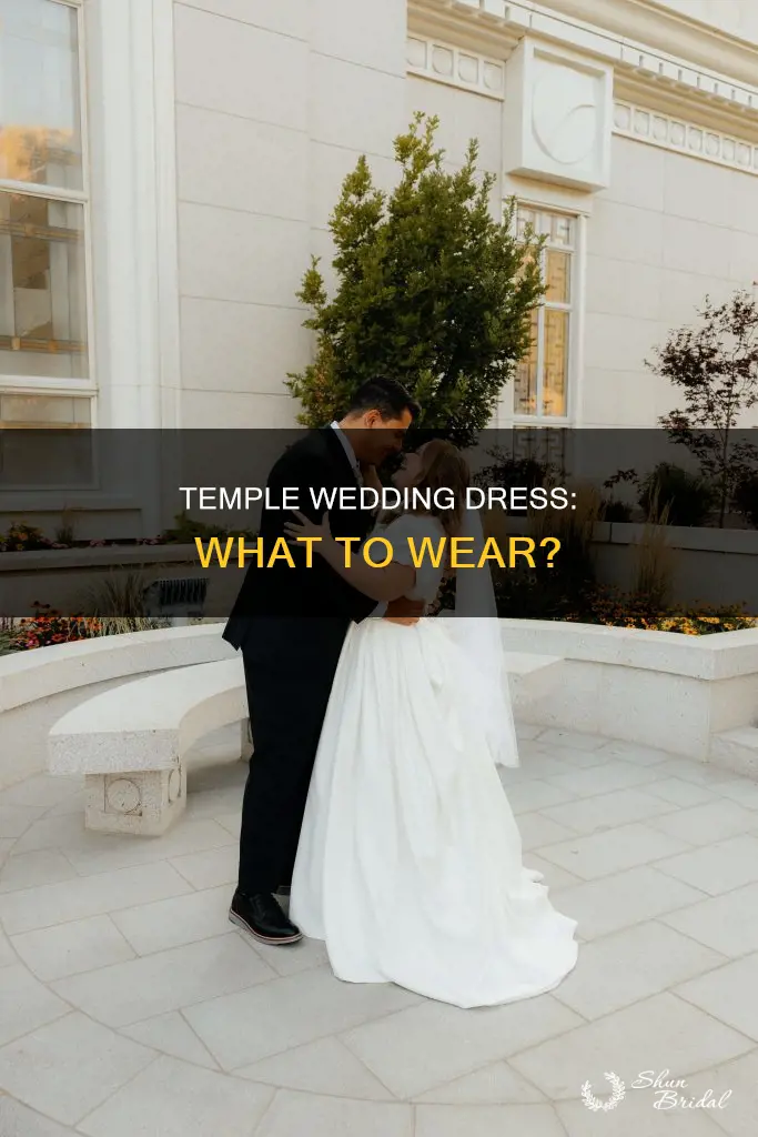 is a temple wedding dress provided