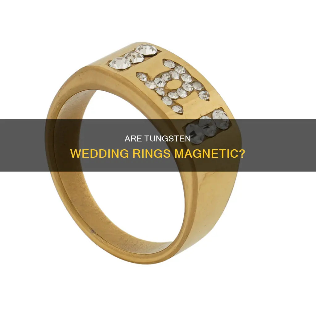 is a tungsten wedding ring magnetic