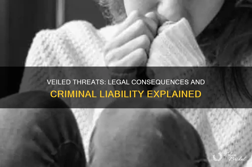 is a veiled threat a crime