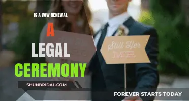 Is a Vow Renewal Legally Binding? Understanding the Ceremony's Legal Status