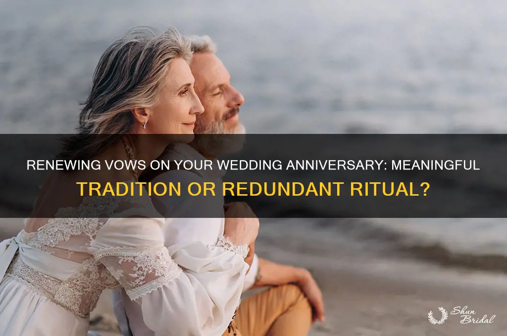 is a wedding anniversary renewing vows