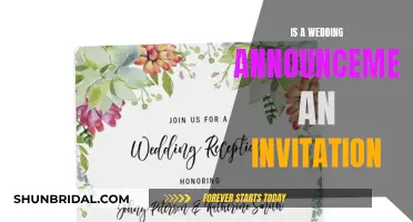 Wedding Announcements: Are They Formal Invites?