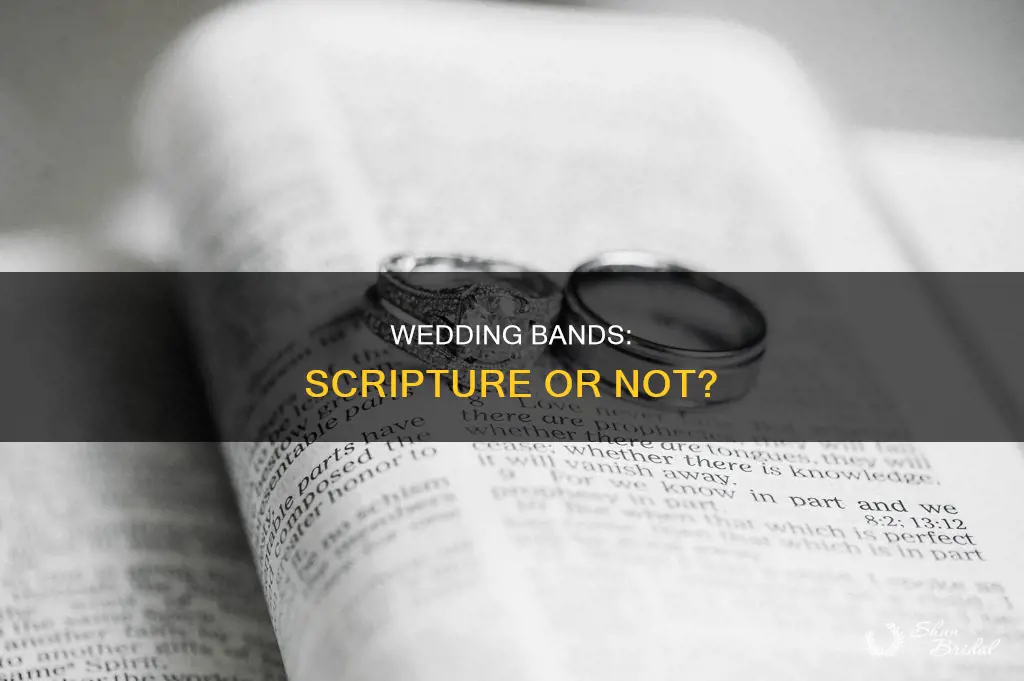 is a wedding band scripture