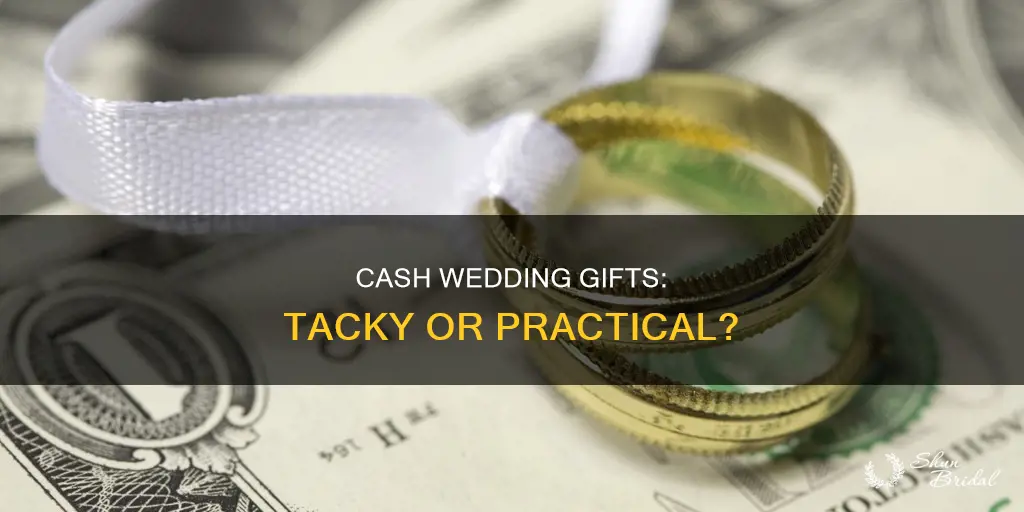 is a wedding cash registry rude shameful