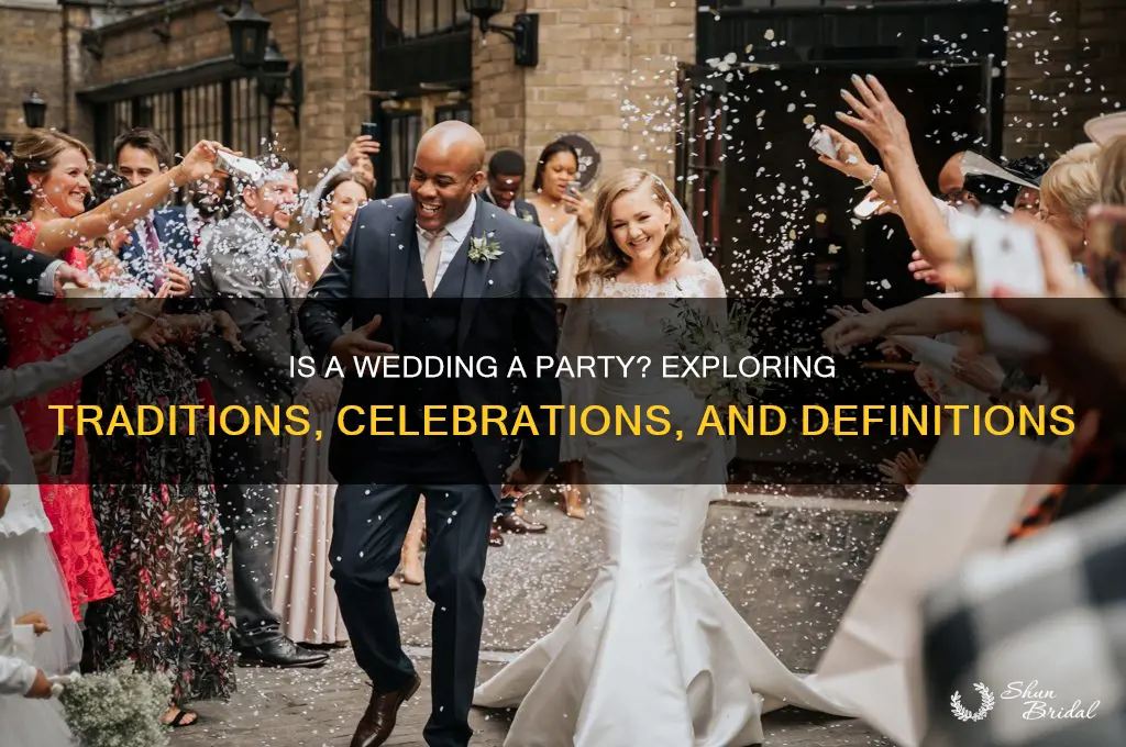 is a wedding considered a party