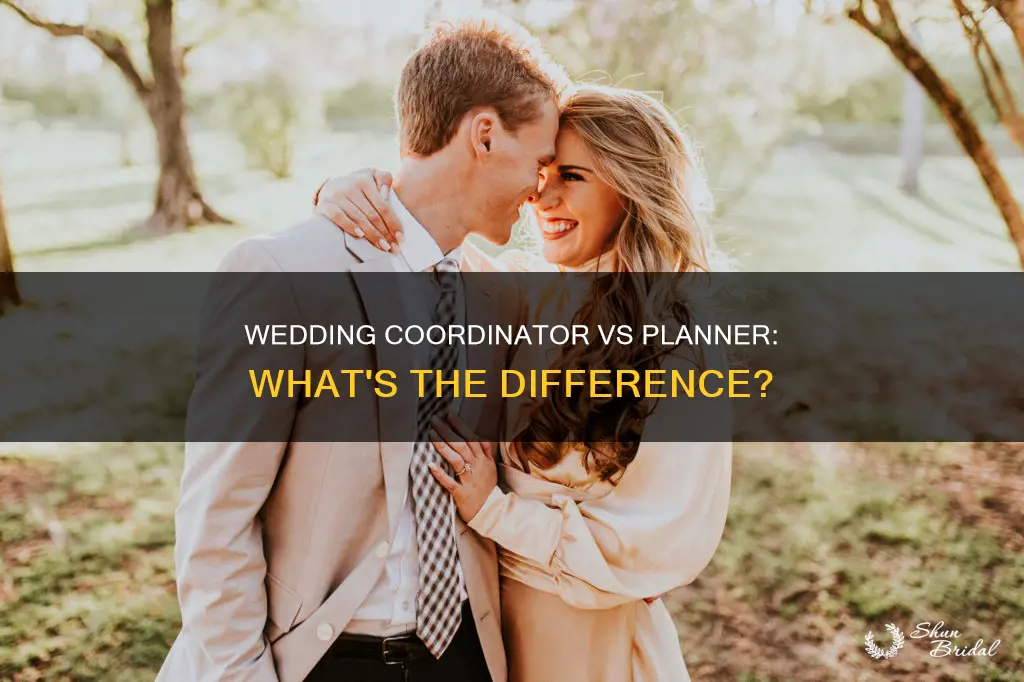 is a wedding coordinator the same as a wedding planner