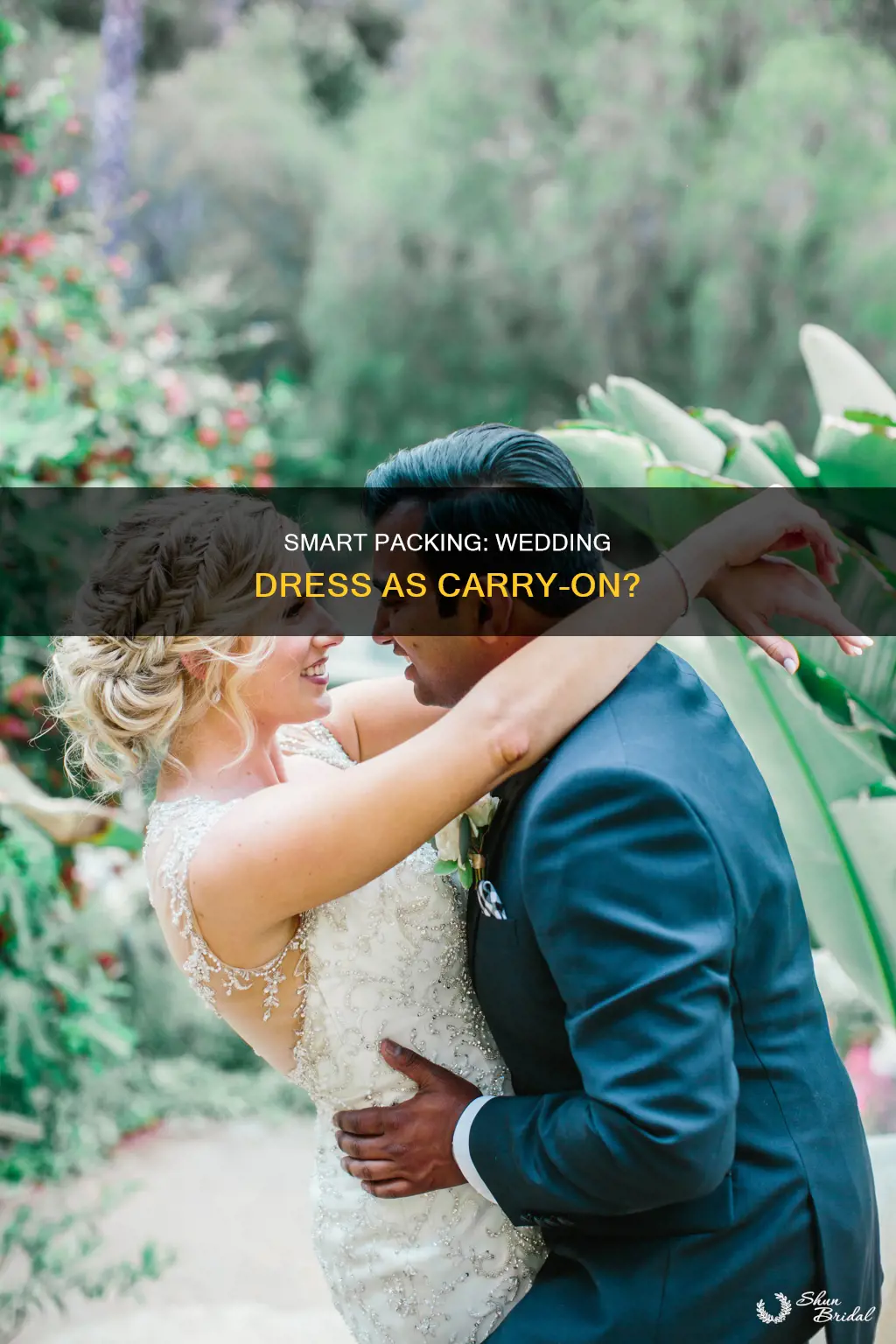 is a wedding dress a carry on