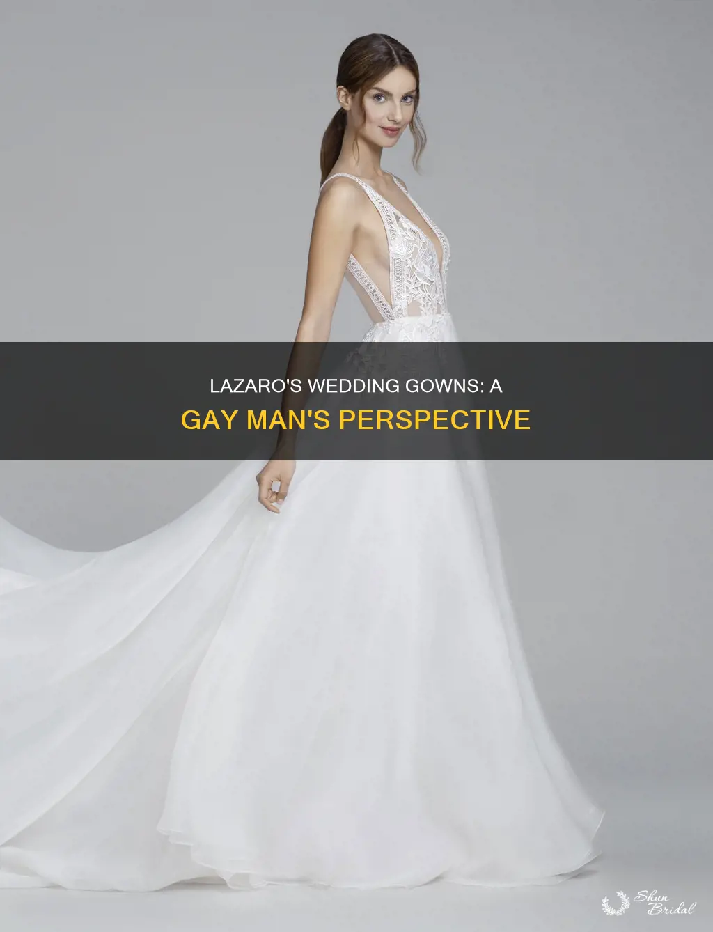 is a wedding dress designer lazaro gay